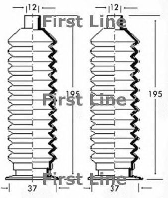 FIRST LINE fsg3206 -  Пыльник, рулевое управление